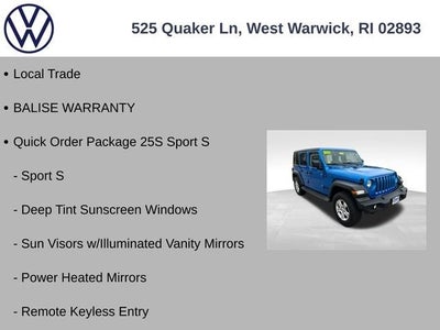 2022 Jeep Wrangler Unlimited Sport S