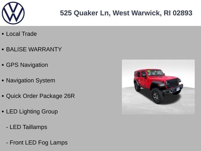 2021 Jeep Wrangler Unlimited Rubicon