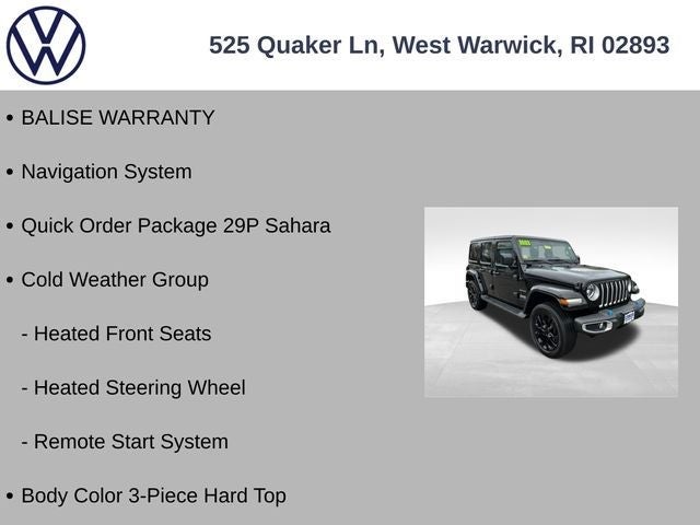 2023 Jeep Wrangler Sahara 4xe