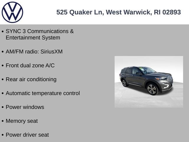 2020 Ford Explorer Platinum