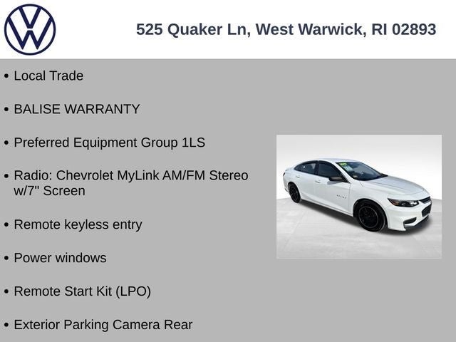 2017 Chevrolet Malibu LS 1LS