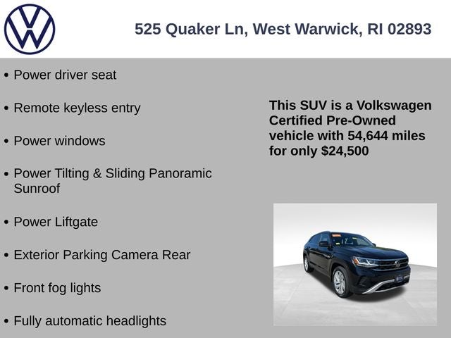 2020 Volkswagen Atlas Cross Sport 3.6L V6 SE w/Technology 4Motion