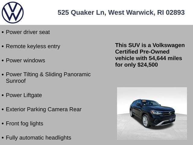 2020 Volkswagen Atlas Cross Sport 3.6L V6 SE w/Technology 4Motion