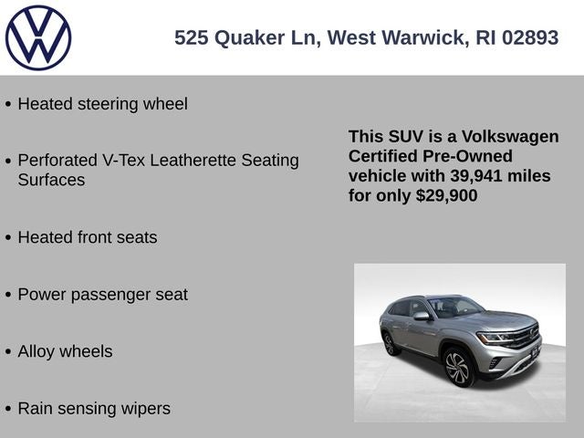 2022 Volkswagen Atlas Cross Sport 3.6L V6 SEL