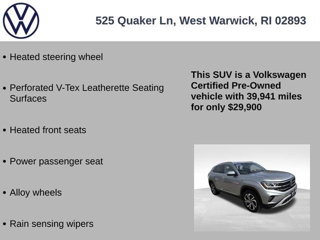 2022 Volkswagen Atlas Cross Sport 3.6L V6 SEL