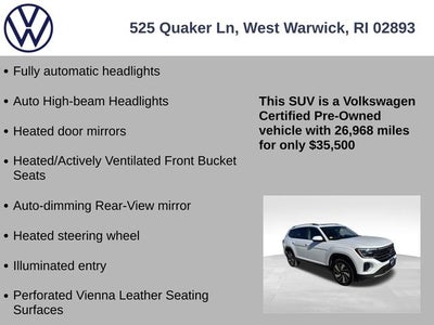 2024 Volkswagen Atlas 2.0T SEL