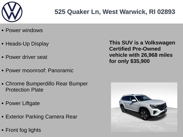 2024 Volkswagen Atlas 2.0T SEL