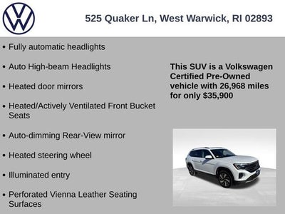 2024 Volkswagen Atlas 2.0T SEL