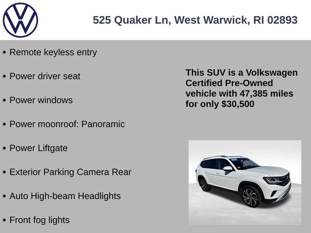 2023 Volkswagen Atlas SEL