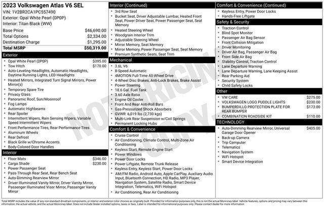2023 Volkswagen Atlas SEL