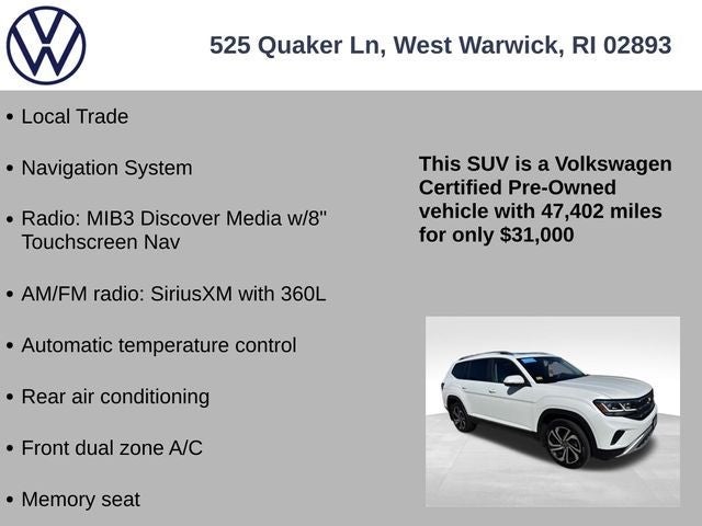 2023 Volkswagen Atlas SEL