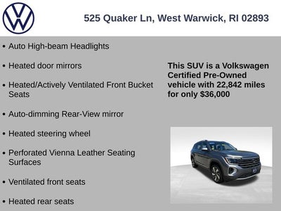 2024 Volkswagen Atlas 2.0T SEL