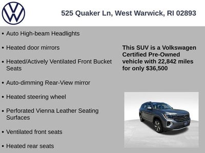 2024 Volkswagen Atlas 2.0T SEL
