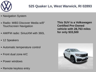 2022 Volkswagen Atlas Cross Sport 3.6L V6 SEL Premium R-Line