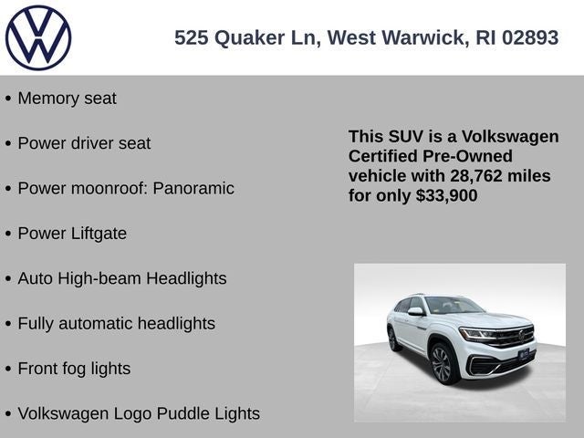 2022 Volkswagen Atlas Cross Sport 3.6L V6 SEL Premium R-Line