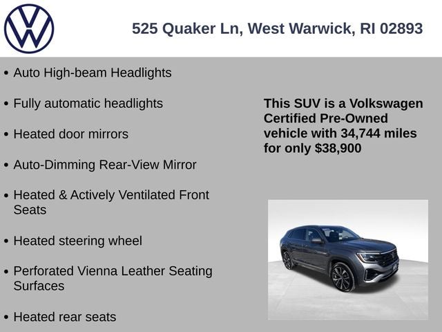 2025 Volkswagen Atlas Cross Sport 2.0T SEL Premium R-Line