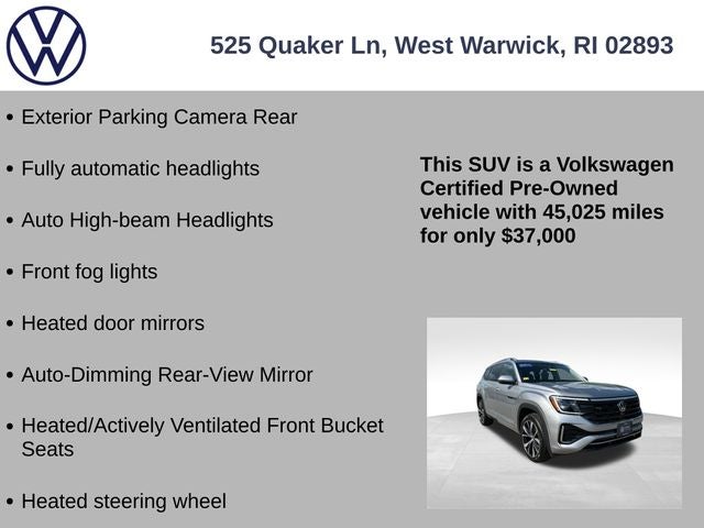 2024 Volkswagen Atlas 2.0T SEL Premium R-Line