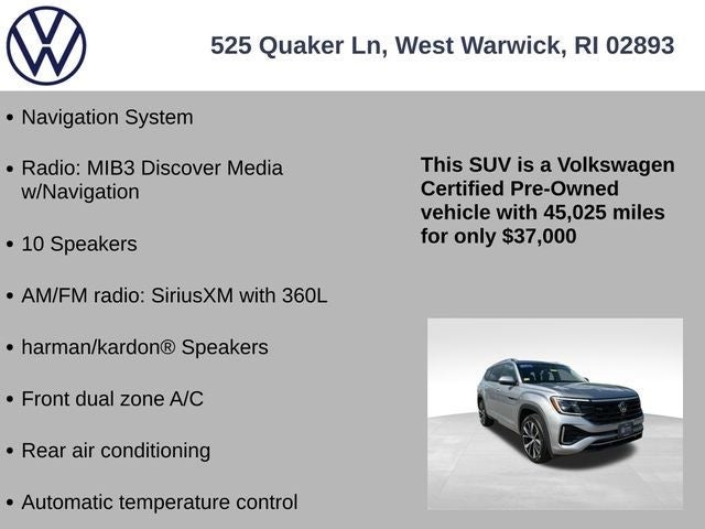 2024 Volkswagen Atlas 2.0T SEL Premium R-Line
