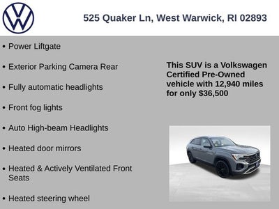 2025 Volkswagen Atlas Cross Sport 2.0T SE w/Technology