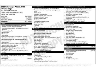 2022 Volkswagen Atlas 2.0T SE w/Technology