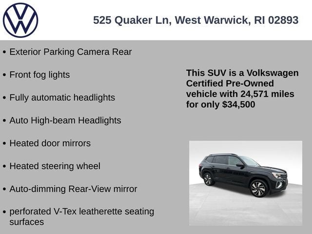 2025 Volkswagen Atlas 2.0T SE w/Technology