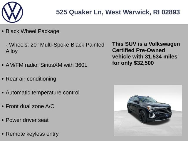 2024 Volkswagen Atlas 2.0T SE w/Technology