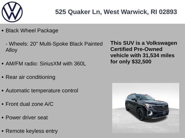 2024 Volkswagen Atlas 2.0T SE w/Technology