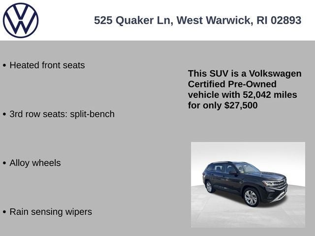 2022 Volkswagen Atlas 3.6L V6 SE w/Technology