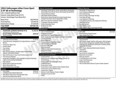2024 Volkswagen Atlas Cross Sport 2.0T SE w/Technology
