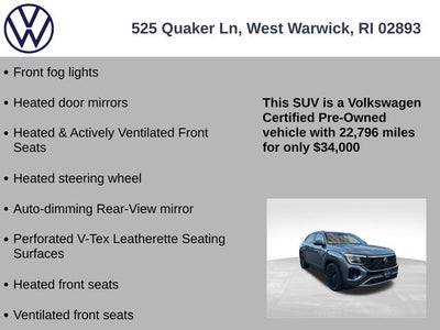 2024 Volkswagen Atlas Cross Sport 2.0T SE w/Technology