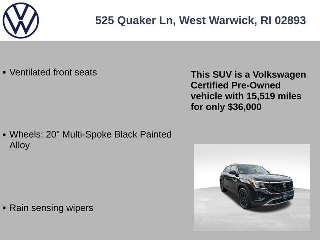 2024 Volkswagen Atlas Cross Sport 2.0T SE w/Technology