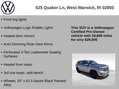 2023 Volkswagen Atlas 3.6L V6 SE w/Technology