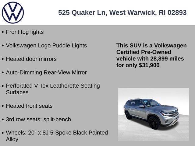 2023 Volkswagen Atlas 3.6L V6 SE w/Technology