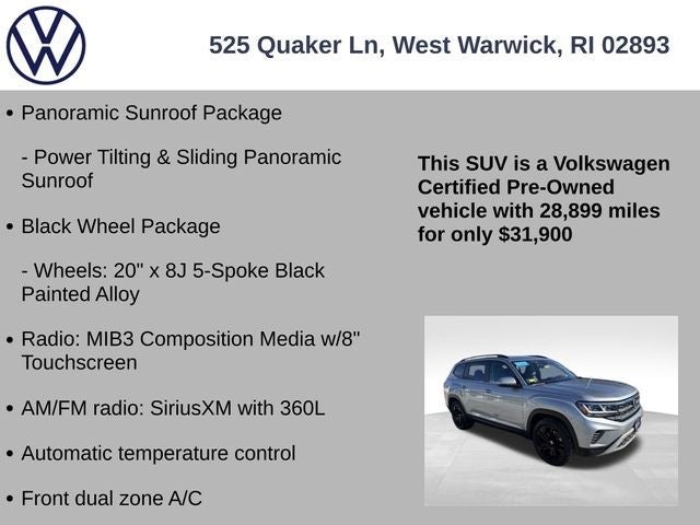 2023 Volkswagen Atlas 3.6L V6 SE w/Technology