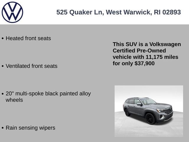 2025 Volkswagen Atlas 2.0T SE w/Technology