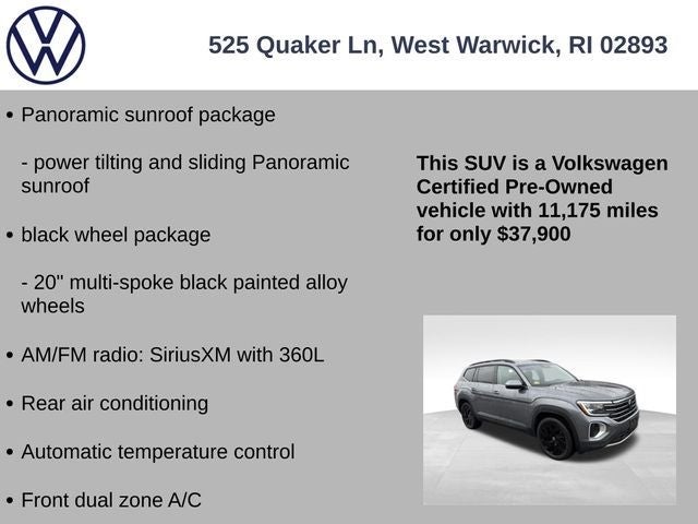 2025 Volkswagen Atlas 2.0T SE w/Technology