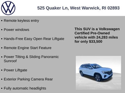 2024 Volkswagen Atlas 2.0T SE w/Technology