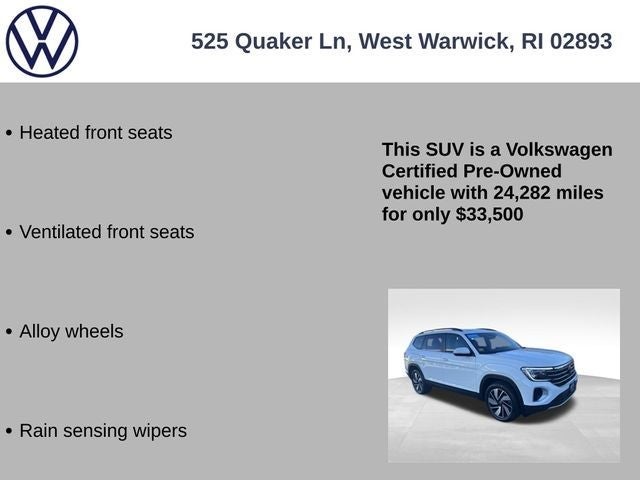 2024 Volkswagen Atlas 2.0T SE w/Technology
