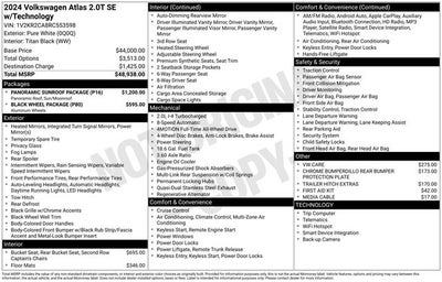 2024 Volkswagen Atlas 2.0T SE w/Technology