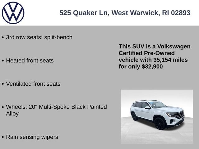 2024 Volkswagen Atlas 2.0T SE w/Technology