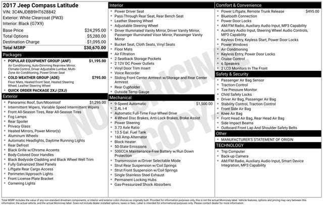 2017 Jeep Compass Latitude
