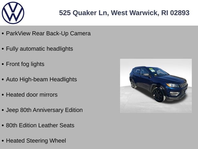 2021 Jeep Compass 80th Special Edition