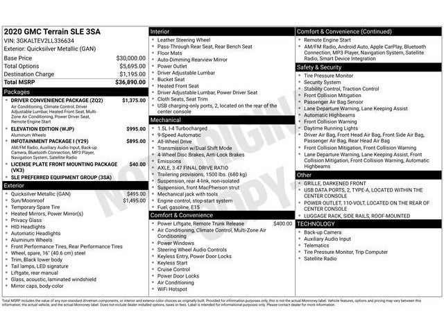 2020 GMC Terrain SLE