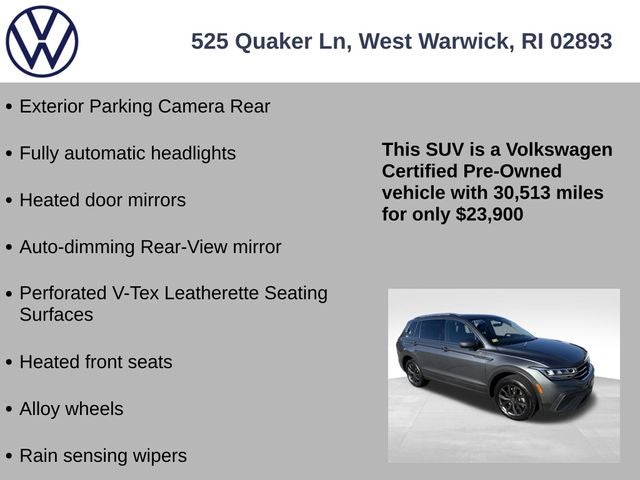 2022 Volkswagen Tiguan 2.0T SE