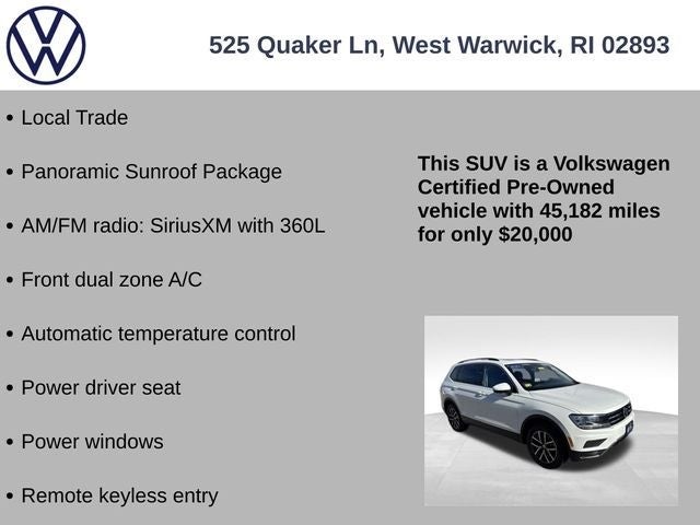 2021 Volkswagen Tiguan 2.0T SE