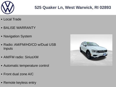 2018 Volkswagen Tiguan 2.0T SEL 4Motion
