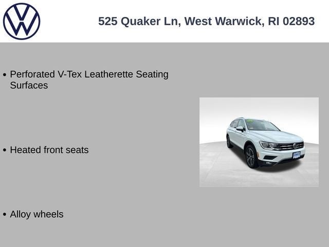 2018 Volkswagen Tiguan 2.0T SEL 4Motion