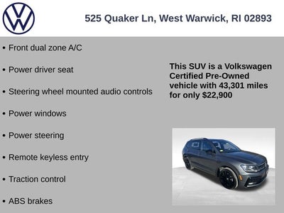 2021 Volkswagen Tiguan 2.0T SE R-Line Black