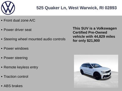 2021 Volkswagen Tiguan 2.0T SE R-Line Black