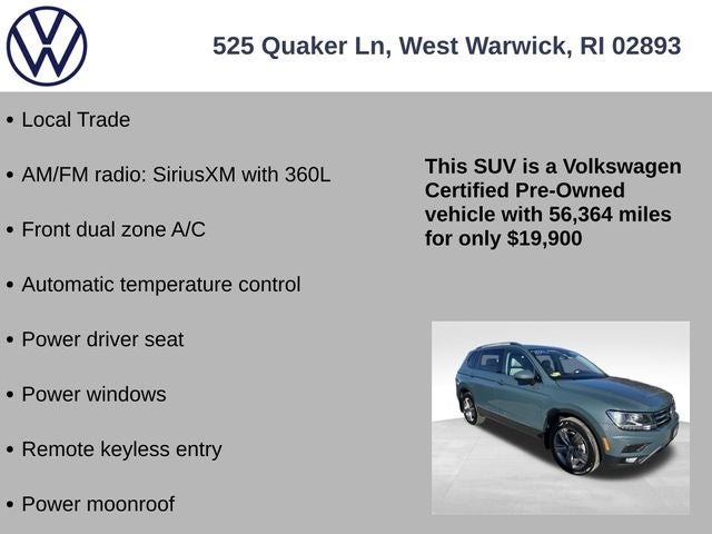 2021 Volkswagen Tiguan 2.0T SEL